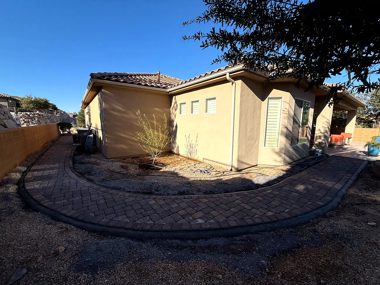 Full yard desert conversion